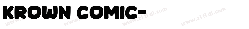 KROWN COMIC字体转换